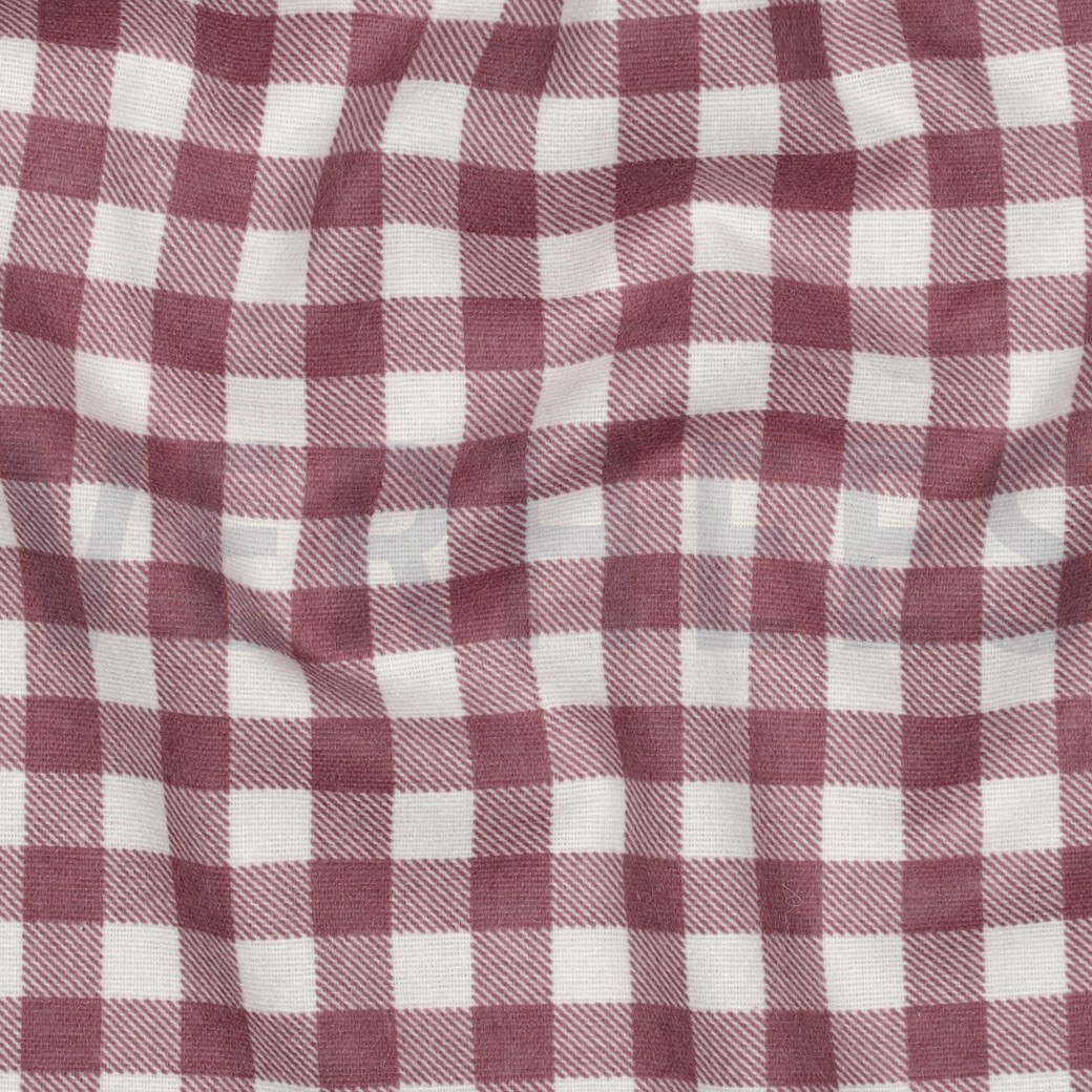 FLANEL RUITEN MAUVE #7