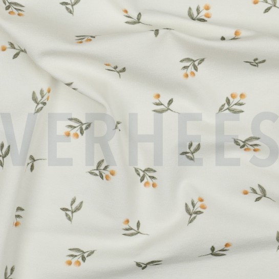 JERSEY DIGITAL FOREST ANIMALS WHITE #7