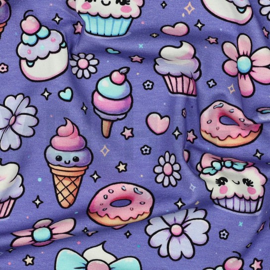 JERSEY DIGITAL NAHRUNG LAVENDEL #7