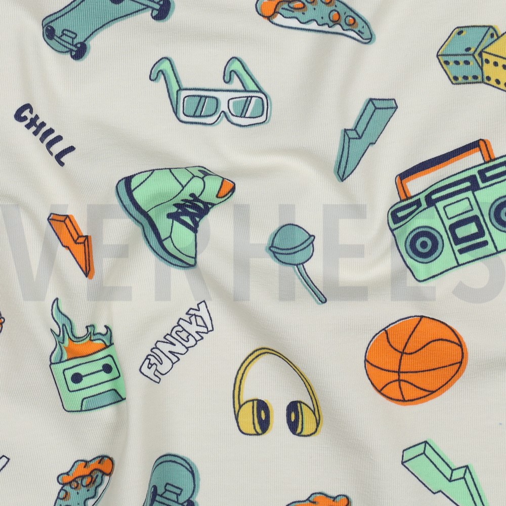 JERSEY COOLE VIBES GEBROCHEN WEISS #7