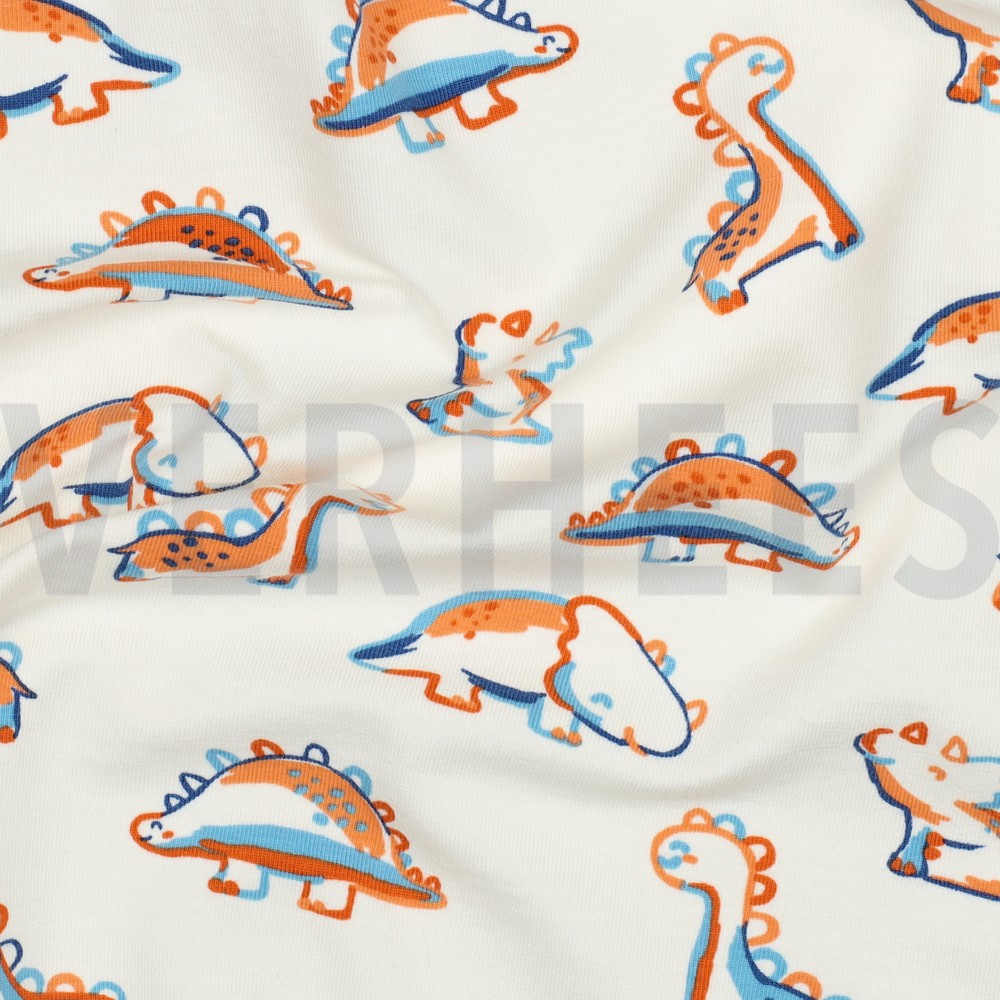 JERSEY GOTS DINOSAURES BLANC CASSÉ #7