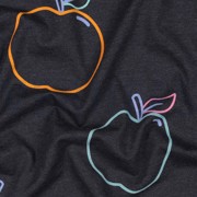 JERSEY MELANGE ÄPFEL ANTHRAZIT (thumbnail) #2