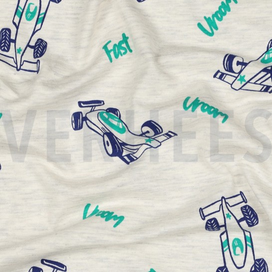 JERSEY MELANGE RACEAUTO’S ECRU #7