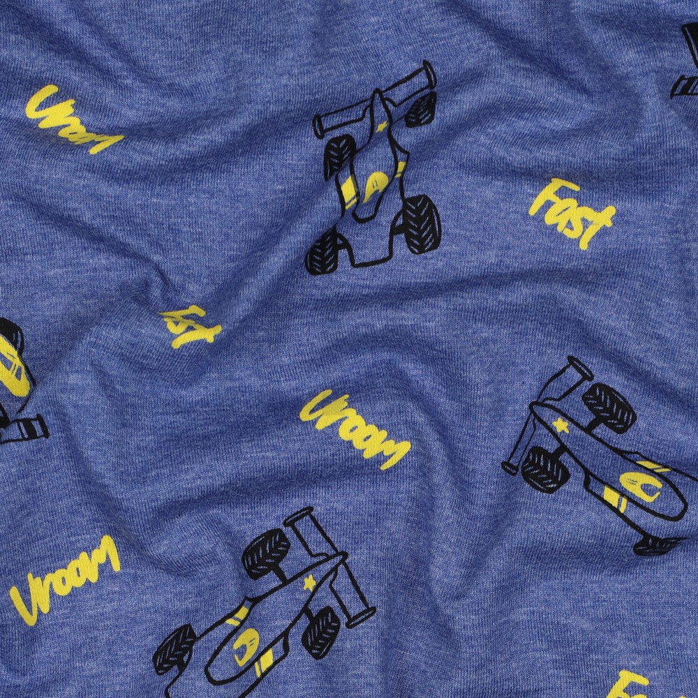 JERSEY MÉLANGE VOITURES DE COURSE BLEU COBALT #7