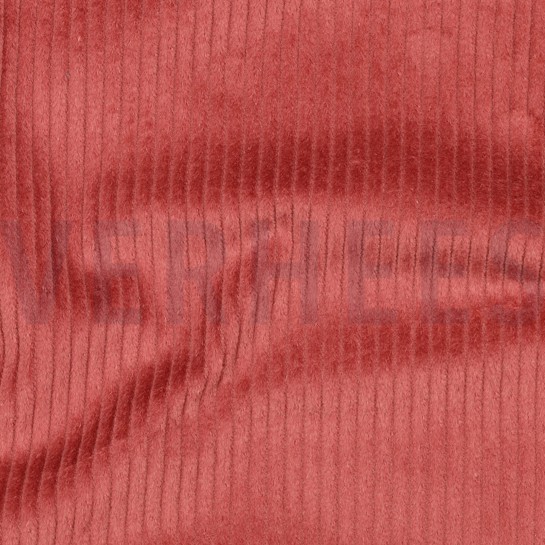 GEWASSEN RIBCORDUROY 4.5W DONKERROZE #7