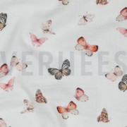 MUSSELIN DIGITAL SCHMETTERLINGE WEISS (thumbnail) #2