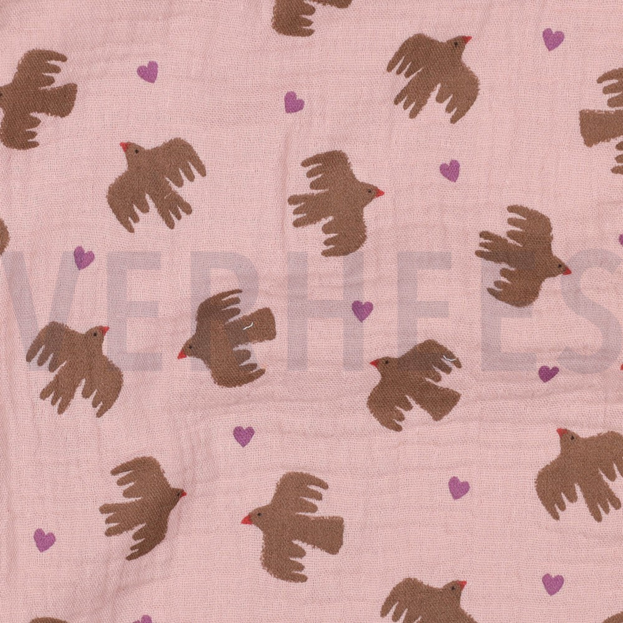 MUSSELIN GOTS VÖGEL SANFTROSA (high resolution) #2