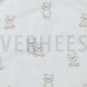 MUSSELIN GOTS DIGITAL TIERE WEISS (thumbnail) #2