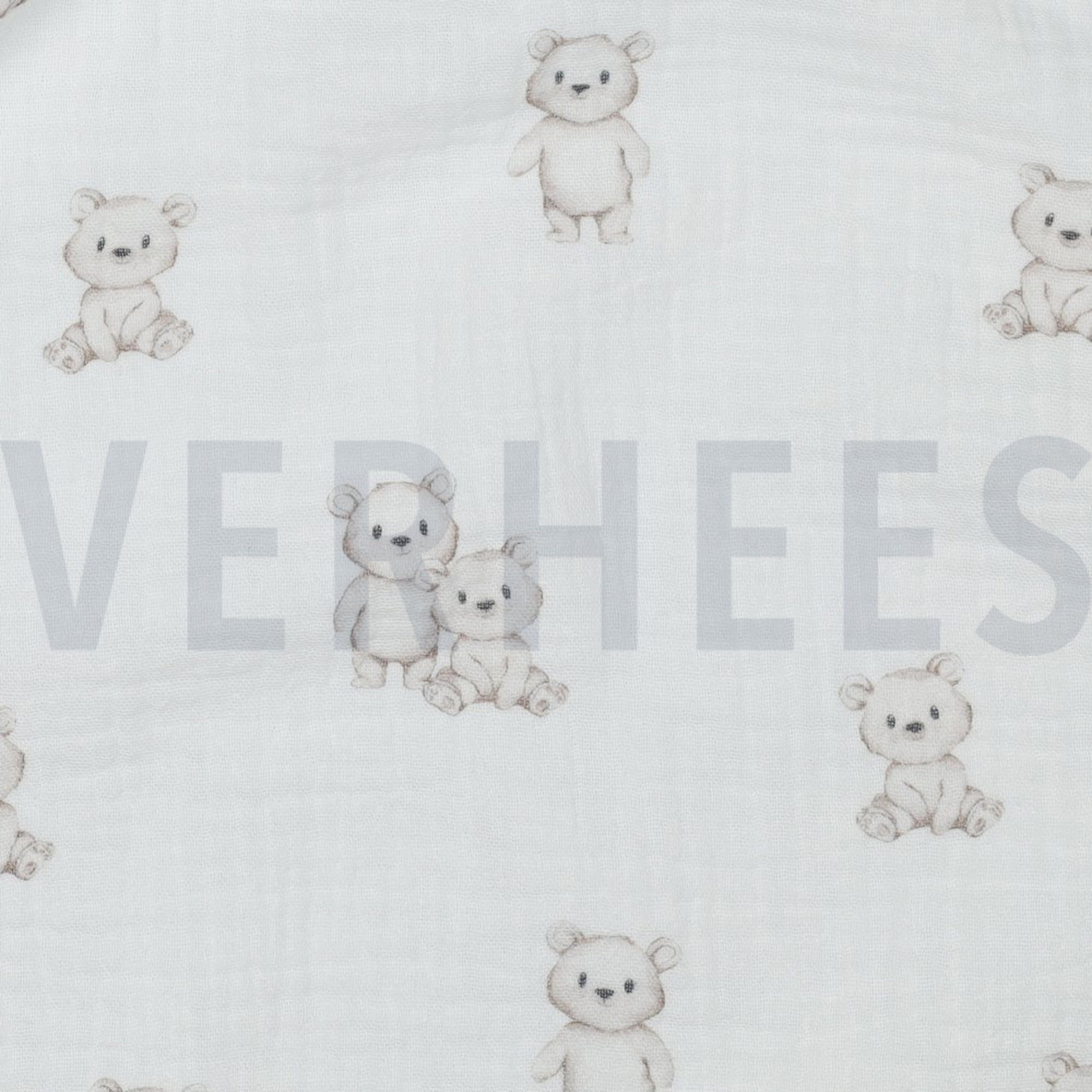 MUSSELIN GOTS DIGITAL TIERE WEISS (high resolution) #2