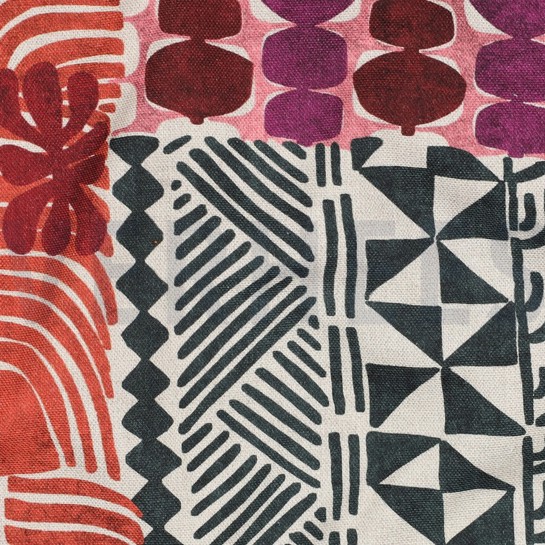 CANVAS DIGITAAL ABSTRACT ROOD #7