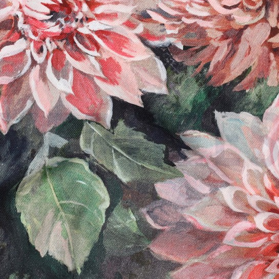 CANVAS DIGITAL BLUMEN ROT #7