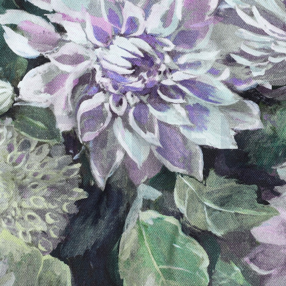 CANVAS DIGITAL FLOWERS PURPLE #7