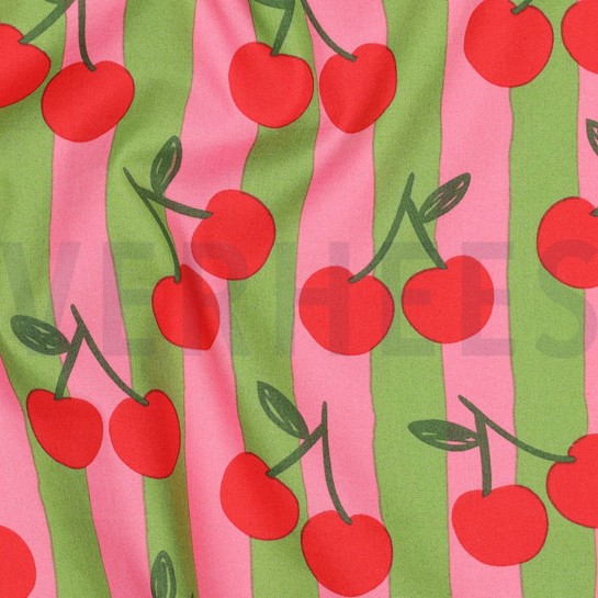 FINE POPLIN FRUIT PINK #7