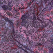 FINE POPLIN DIGITAL FLOWERS LAVENDER (thumbnail) #2