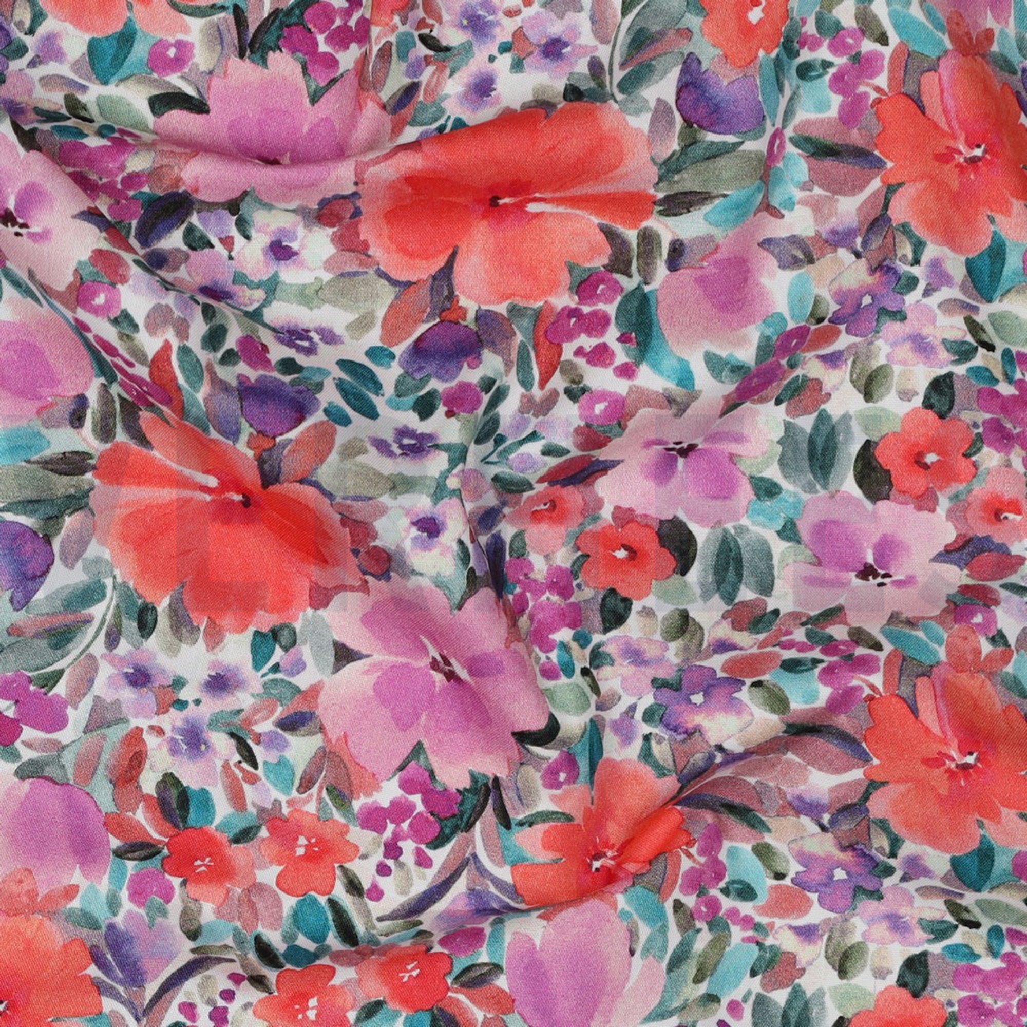 KATOENEN POPLIN DIGITAAL BLOEMEN MAUVE (high resolution) #2