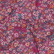 KATOENEN POPLIN DIGITAAL BLOEMEN FUCHSIA (thumbnail) #2