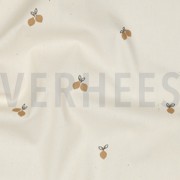 BAUMWOLLE POPELINE GOTS NATURAL FRÜCHTE NATUR (thumbnail) #2