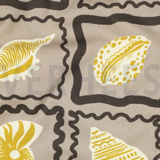 CANVAS SHELLS SAND #7