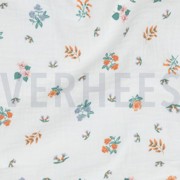 DOUBLE GAUZE BLOEMEN WIT (thumbnail) #2