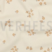 RIB JERSEY GOTS NATURAL FLOWERS NATURAL (thumbnail) #2