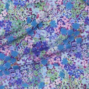 LENZING™ ECOVERO™ DIGITAL BLUMEN BLAU (thumbnail) #2