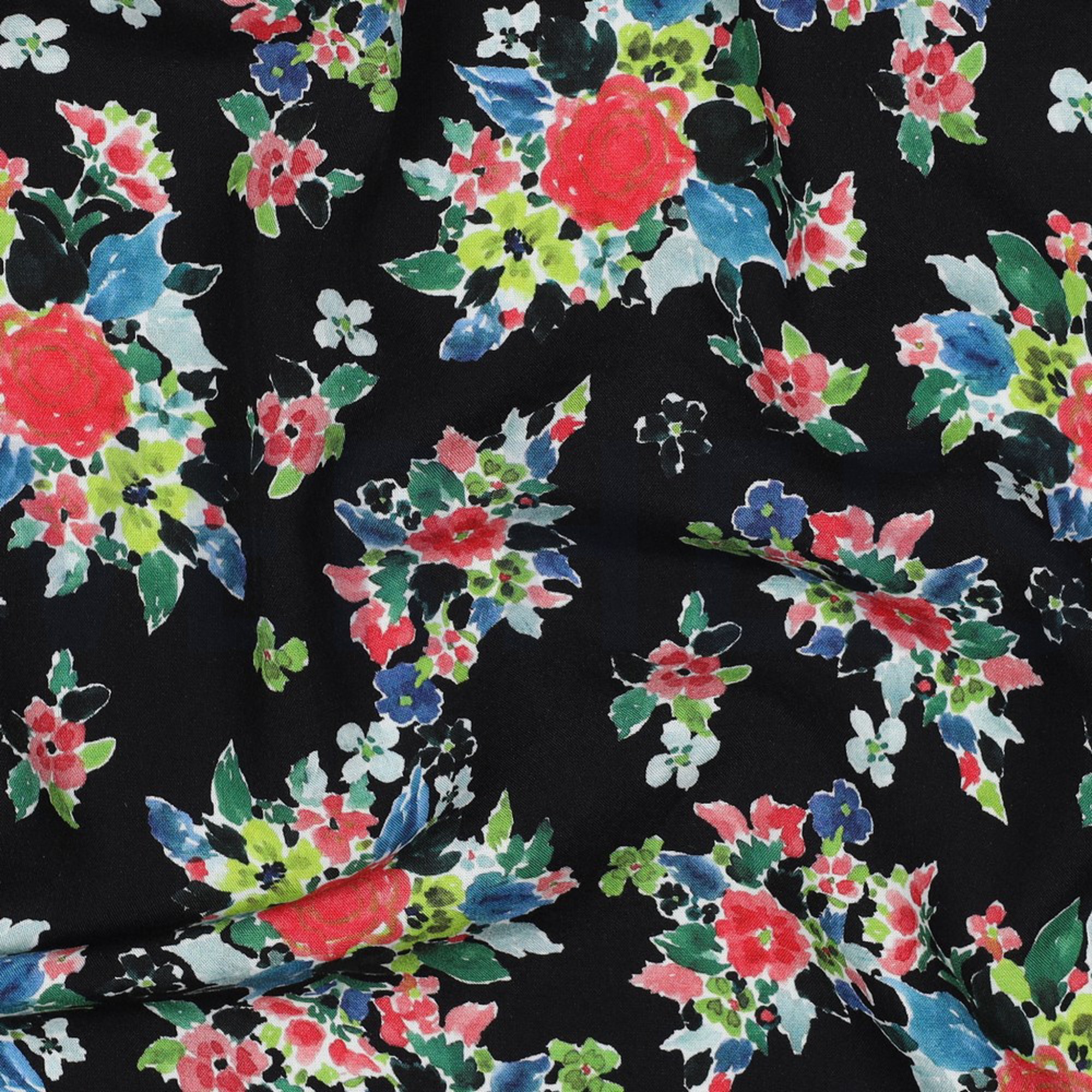 LENZING™ ECOVERO™ DIGITAAL BLOEMEN ZWART (high resolution) #2