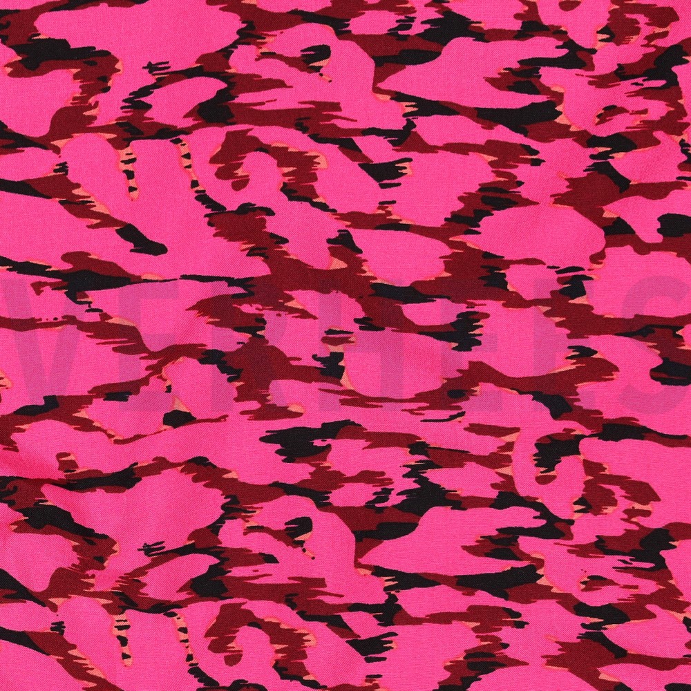 VISCOSE RADIANCE PEAU D’ANIMAL FUCHSIA #7