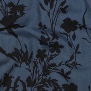 VISCOSE RADIANCE BLOEMEN MARINEBLAUW (thumbnail) #2
