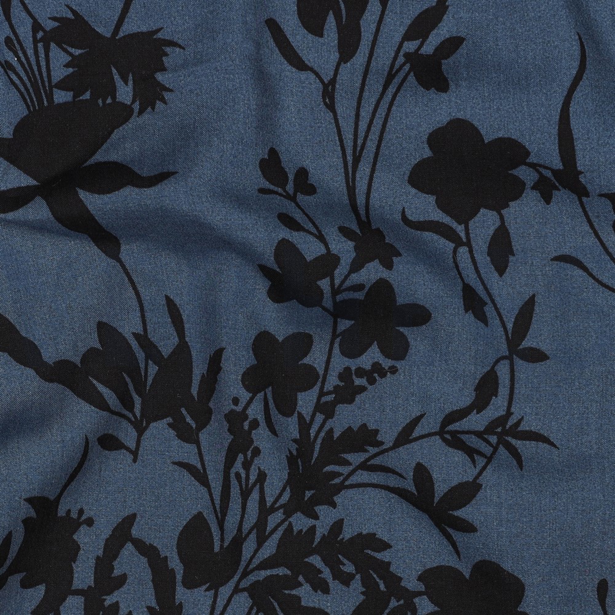 VISCOSE RADIANCE BLOEMEN MARINEBLAUW (high resolution) #2