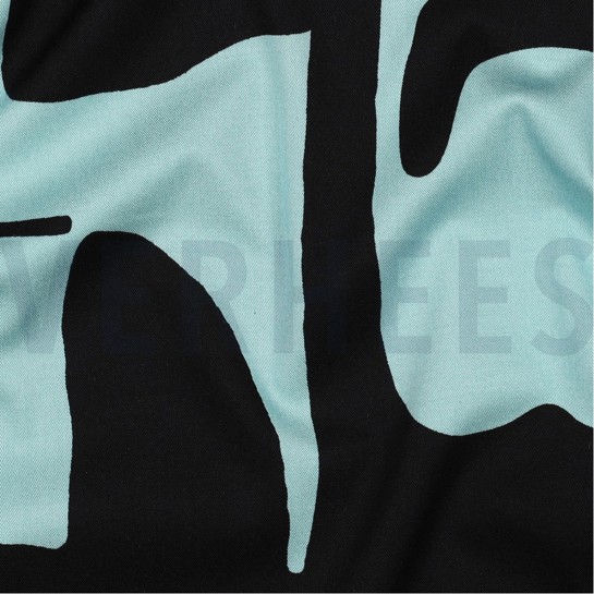 VISKOSE ROSELLA STRETCH GEOMETRISCH HELLBLAU #7