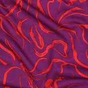 VISCOSE ROSELLA STRETCH ABSTRACT PAARS (thumbnail) #2