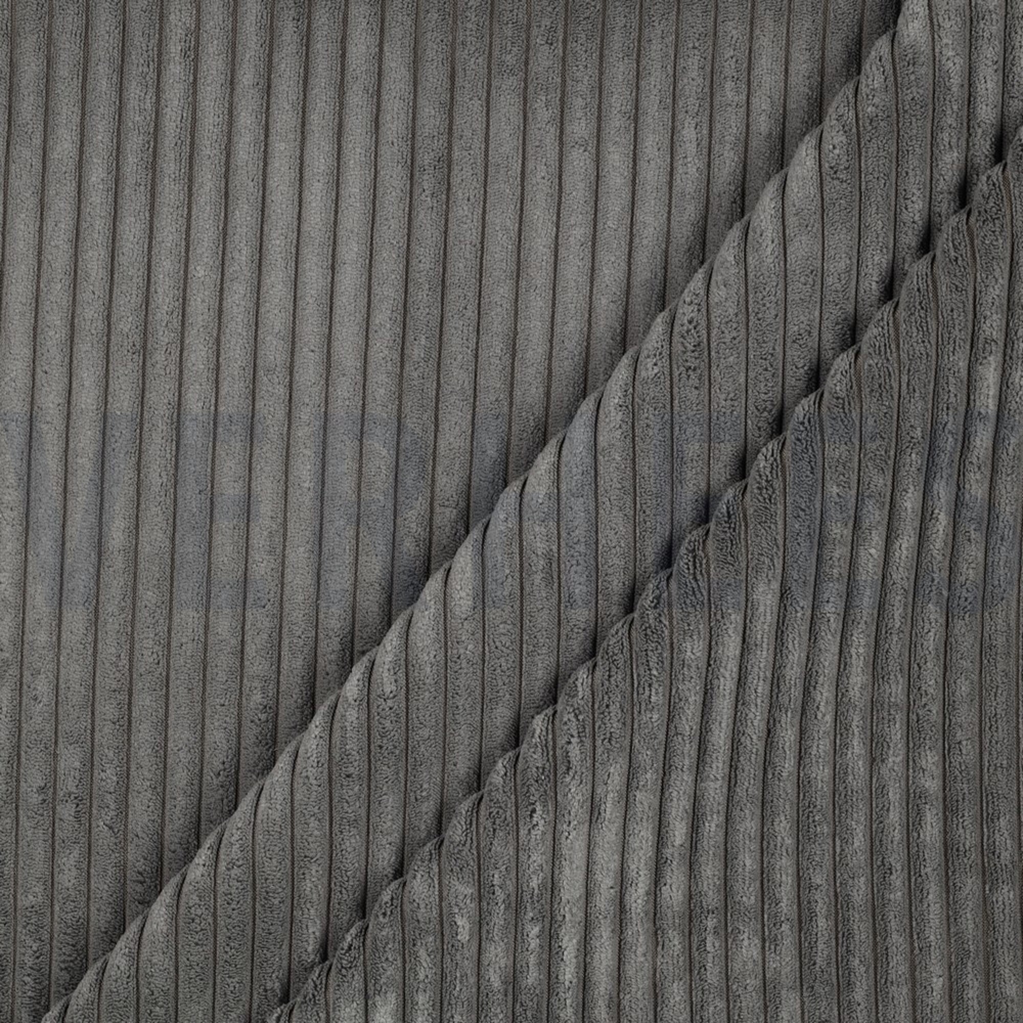 VELOURS DEKO CORD GRAU (high resolution) #2