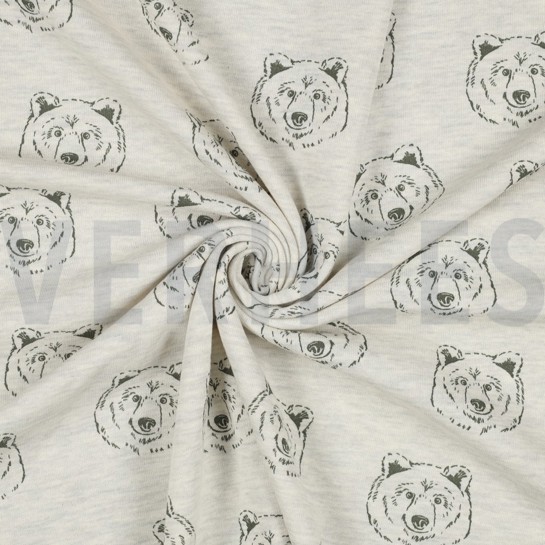 SWEAT GEMÊLEERD BEREN ECRU GEMÊLEERD #7