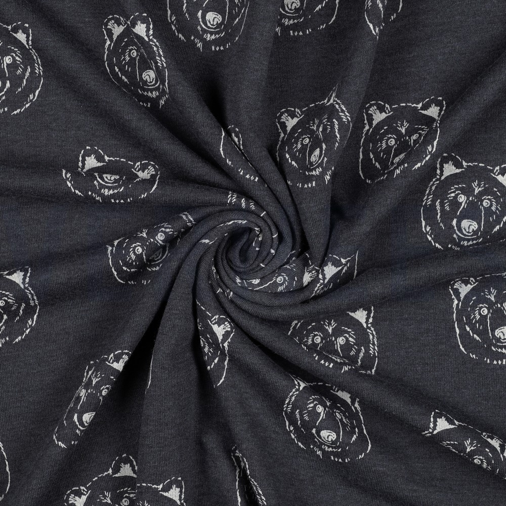 SWEAT MELANGE BEARS INDIGO MELANGE #7