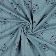 SWEAT MELANGE OURS BLEU FUMÉ MÉLANGÉ (thumbnail) #2