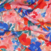 VISCOSE RADIANCE DIGITAAL BLOEMEN ROZE (thumbnail) #2