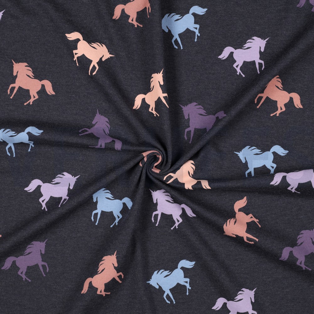 JERSEY MÉLANGE LICORNE INDIGO CHINÉ #7