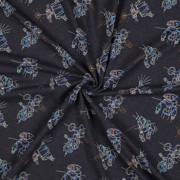 JERSEY MELANGE ROBOTER INDIGO MELIERT (thumbnail) #2