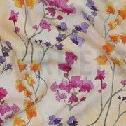 VISCOSE RADIANCE DIGITAL FLOWERS LIGHT YELLOW (thumbnail) #2
