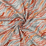 VISCOSE ROSELLA STRETCH DIGITAAL DIERENHUID ECRU (thumbnail) #2