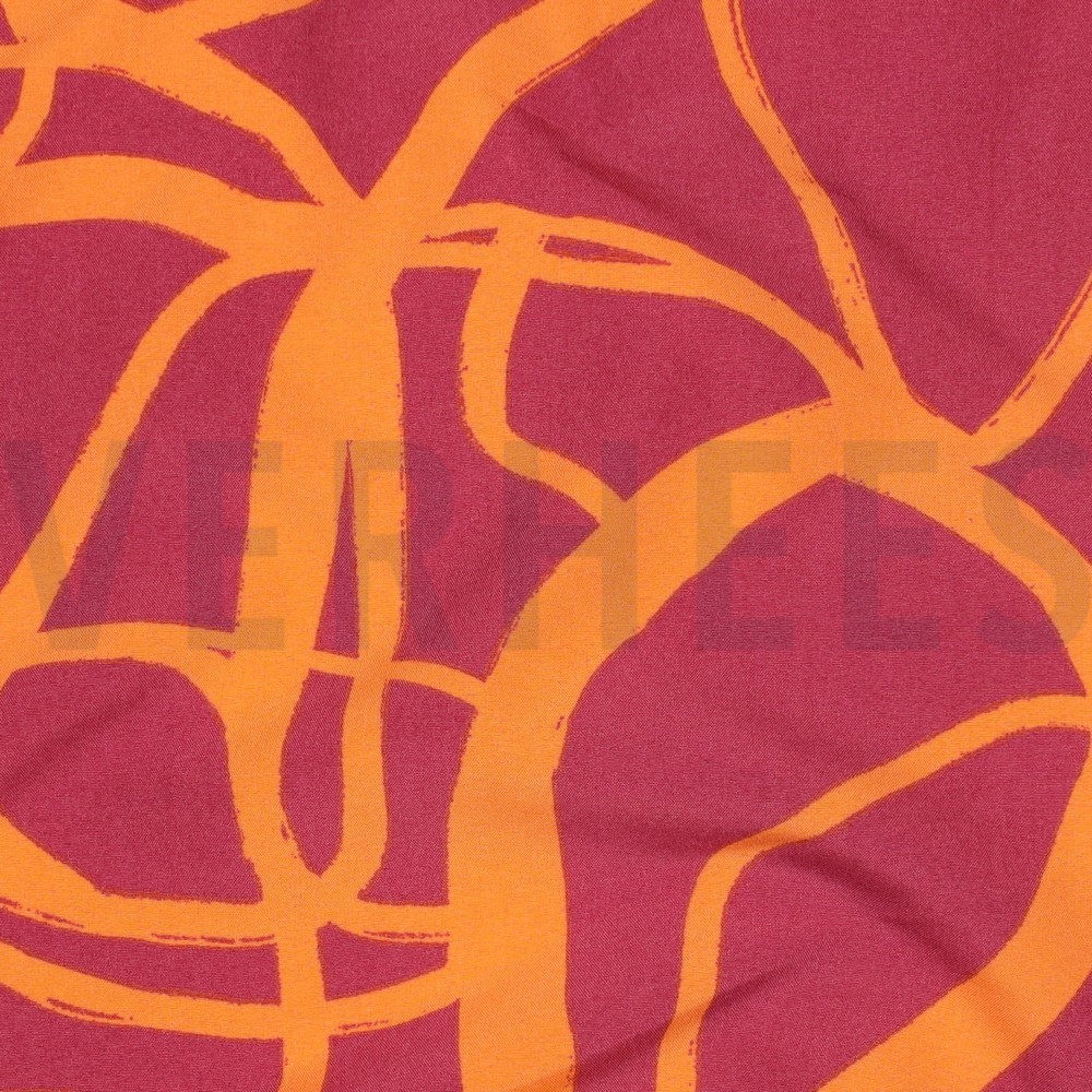 MAGNOLIA STRETCH ABSTRACT PINK #7