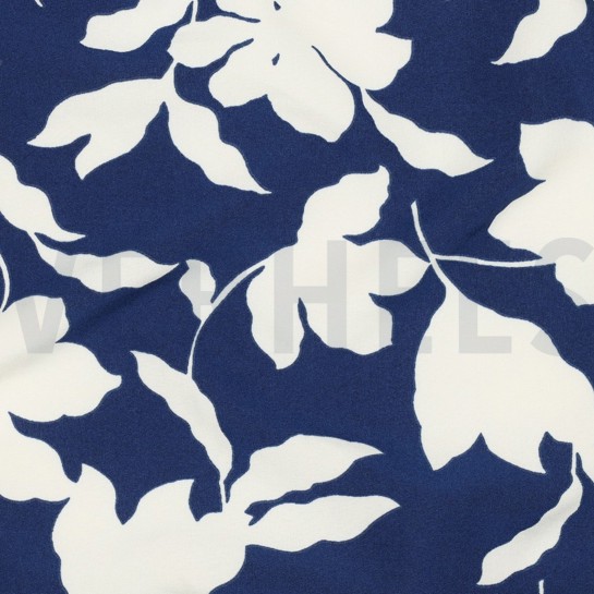 MAGNOLIA STRETCH FLOWERS NAVY #7