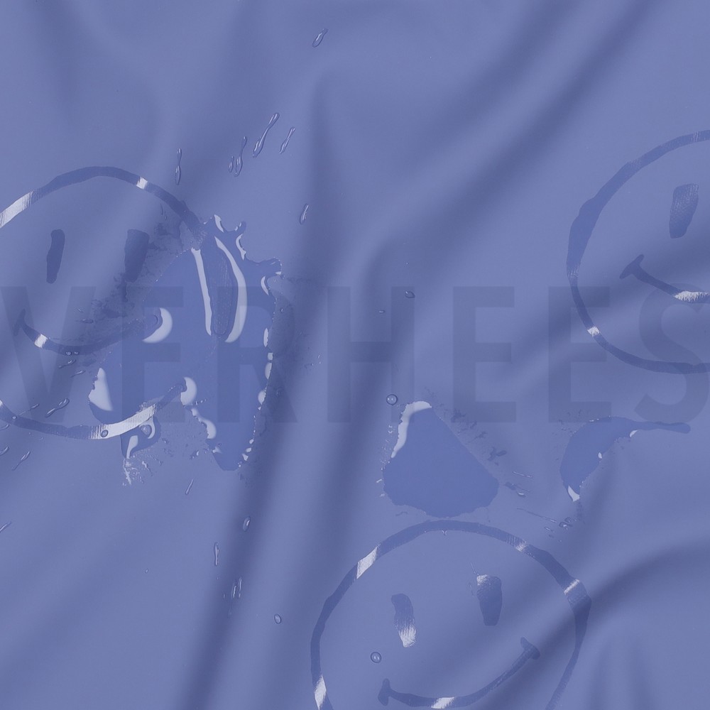 RAINCOAT HAPPY FACES BLUE #7