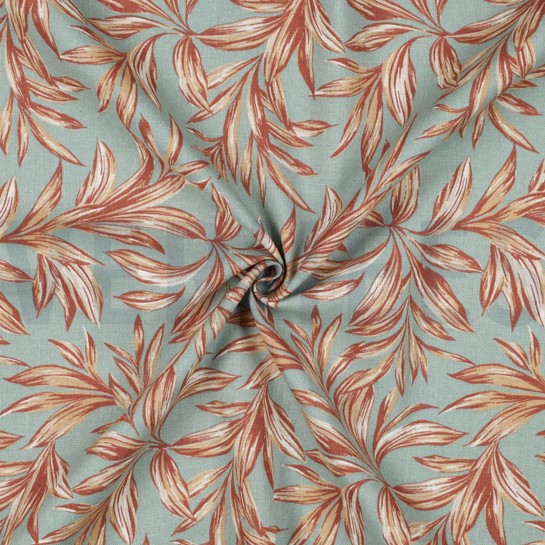 LINNEN VISCOSE GEWASSEN BLADEREN OUDGROEN #7