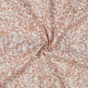 LEINEN GEWASCHEN BLUMEN HELL APRIKOSE (thumbnail) #2