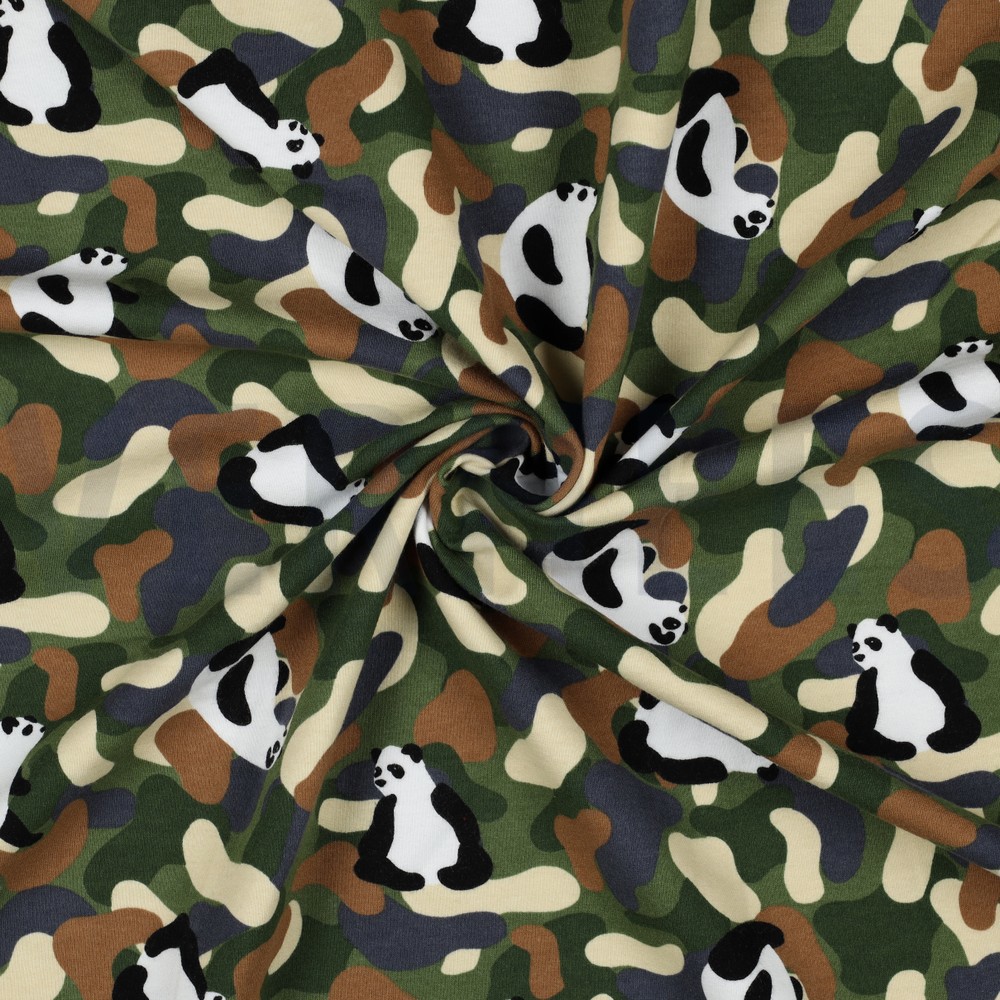 SOFT SWEAT PANDA CAMOUFLAGE FOREST GREEN #7