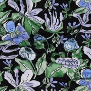 VISCOSE JERSEY DIGITAL FLOWERS BLACK (thumbnail) #2