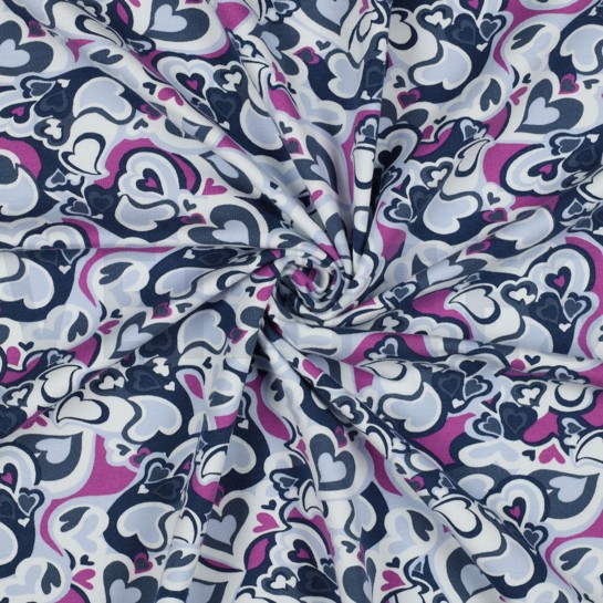 SOFT SWEAT COEURS VIOLET #7