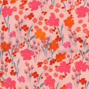 LENZING™ ECOVERO™ DIGITAL FLEURS PÊCHE (thumbnail) #2