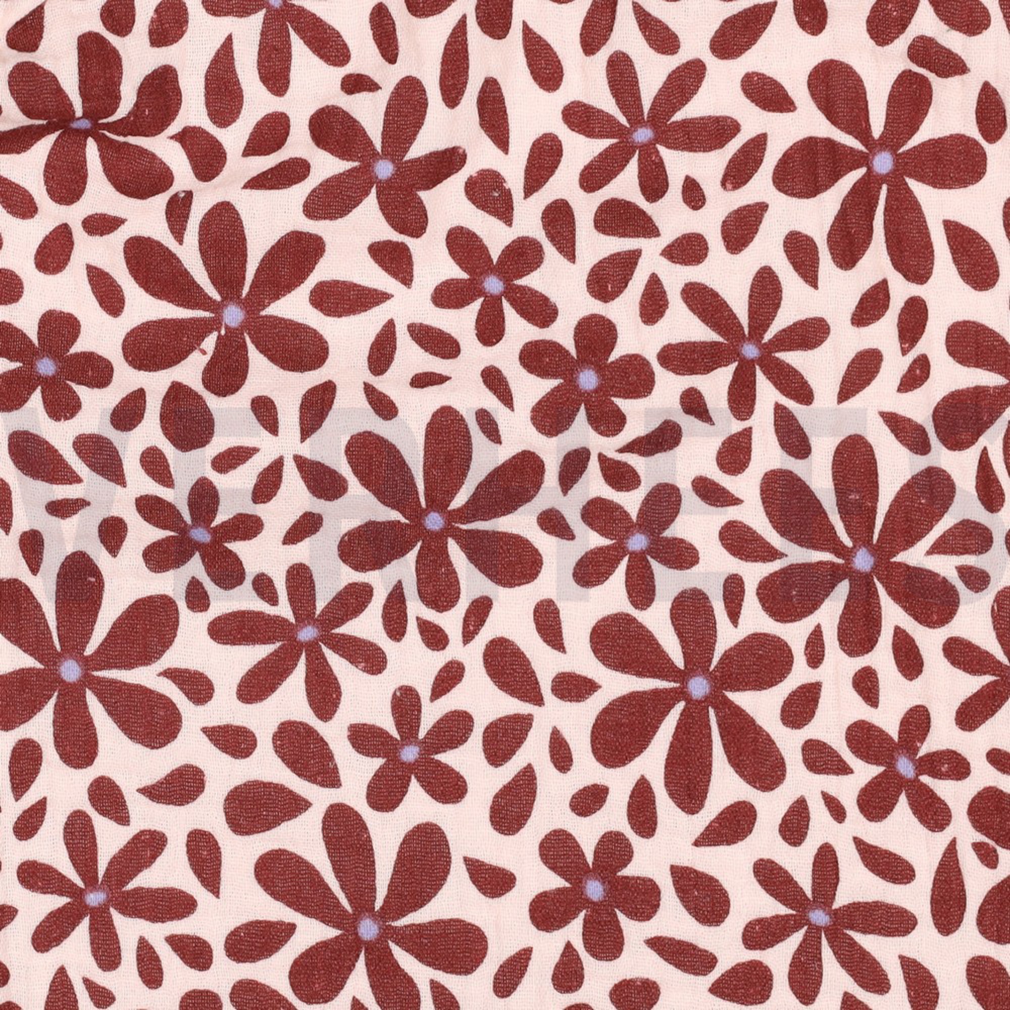 DOUBLE GAUZE FLOWERS PEACH (high resolution) #2